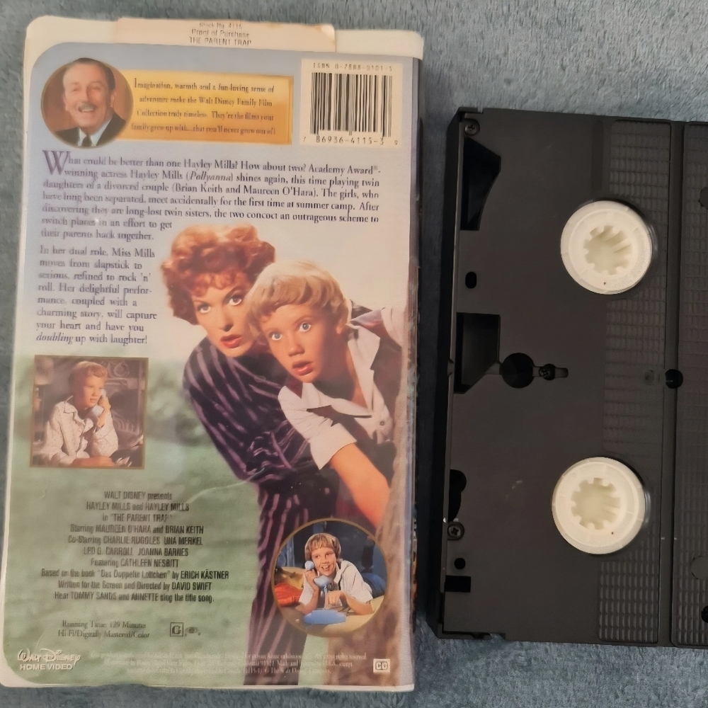 4 VHS Musicals Lot Wizard of Oz Fisher on the Roof Parent Trap Sound of Music - Picture 3 of 7